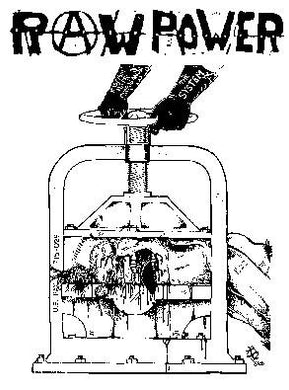 RAW POWER VICE back patch