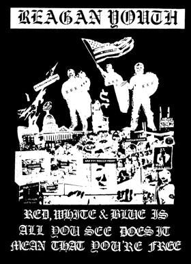 REAGAN YOUTH FLAG back patch