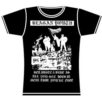 REAGAN YOUTH FLAG GIRLS TSHIRT