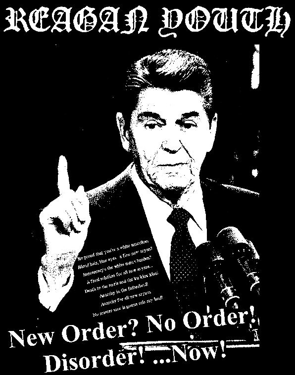 REAGAN YOUTH order back patch