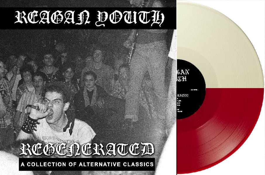 Reagan Youth - Regenerated (early versions of your favorites) NEW LP (white/red split vinyl)