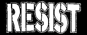 RESIST LOGO sticker