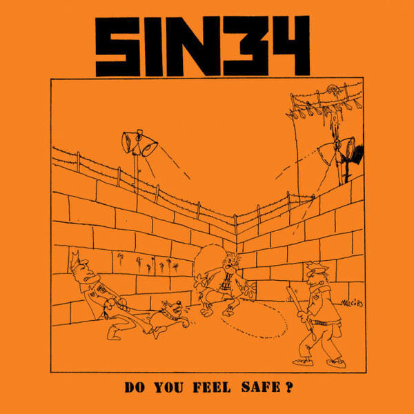 Sin 34 - Do You Feel Safe NEW LP (black vinyl)