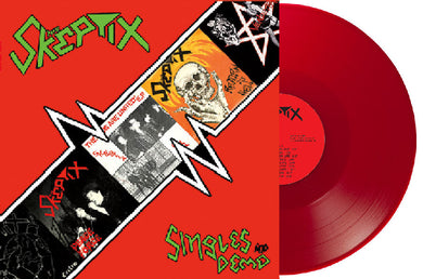 SKEPTIX - SINGLES & DEMO NEW LP (red vinyl)