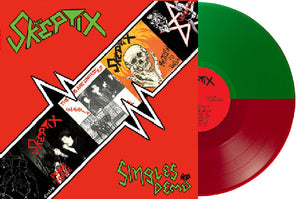 SKEPTIX - SINGLES & DEMO NEW LP (green/red vinyl)