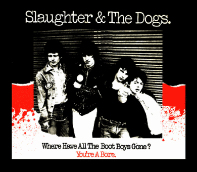 SLAUGHTER BORE back patch