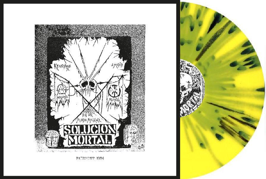 Solucion Mortal - Live At Fairmont 1984  NEW LP (yellow splatter vinyl)