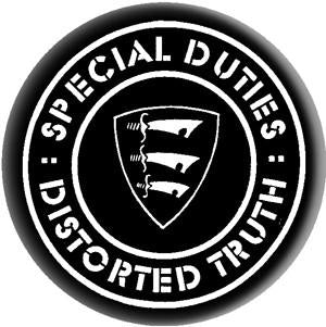 SPECIAL DUTIES button (1 inch)