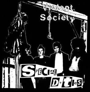 SPECIAL DUTIES VIOLENT back patch