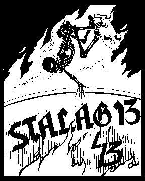 STALAG 13 SKULL back patch