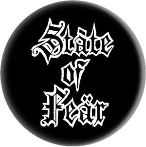 STATE OF FEAR LOGO button (1 inch)