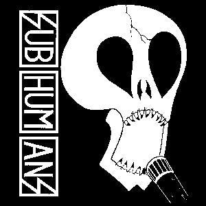 SUBHUMANS SKULL sticker