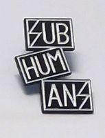 SUBHUMANS LOGO ENAMEL BADGE