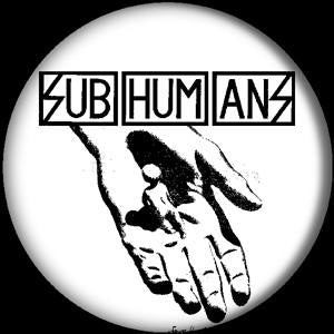 SUBHUMANS CRADLE button (1 inch)