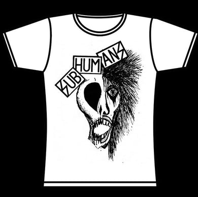 SUBHUMANS HALF SKULL GIRLS TSHIRT