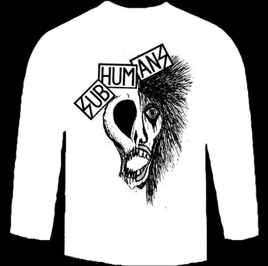 SUBHUMANS HALF SKULL long sleeve