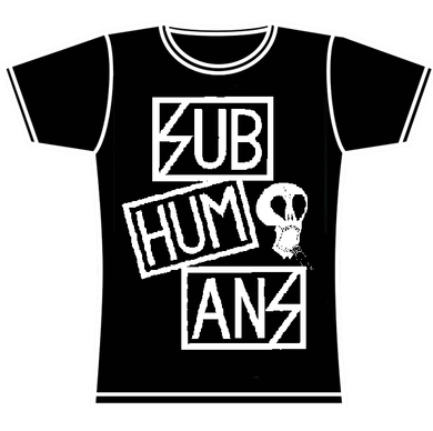 SUBHUMANS LOGO GIRLS TSHIRT