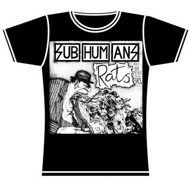 SUBHUMANS RATS GIRLS TSHIRT