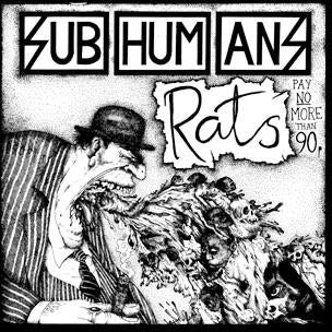 SUBHUMANS RATS back patch