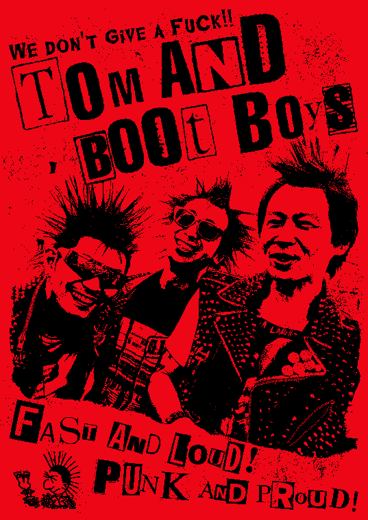 TOM AND BOOT BOYS back patch