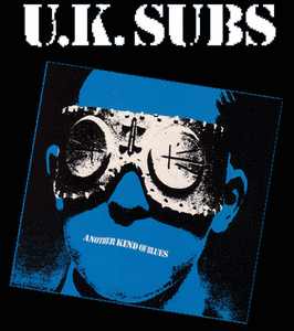 UK SUBS BLUE back patch