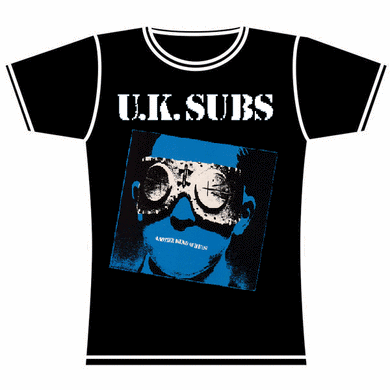UK SUBS BLUE GIRLS TSHIRT