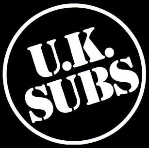 UK SUBS LOGO back patch