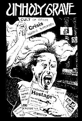 UNHOLY GRAVE back patch