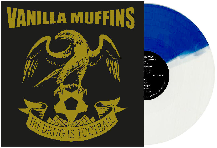 Vanilla Muffins ‎- The Drug Is Football NEW LP (blue/white split vinyl)