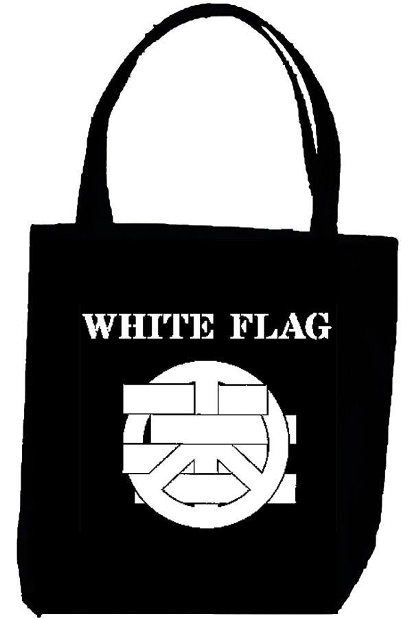 WHITE FLAG LOGO tote