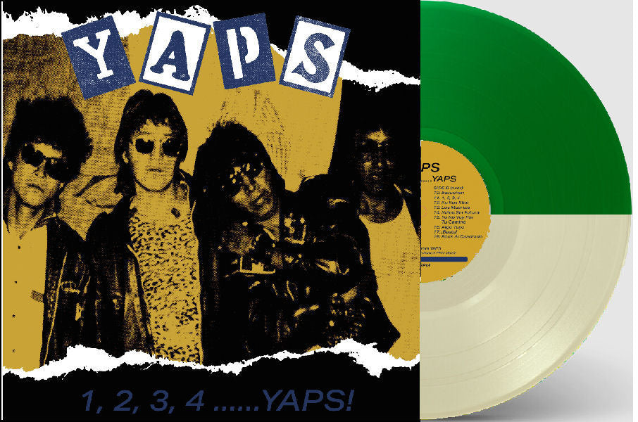 Yaps - 1,2,3,4, Yaps NEW LP (green/white split vinyl)